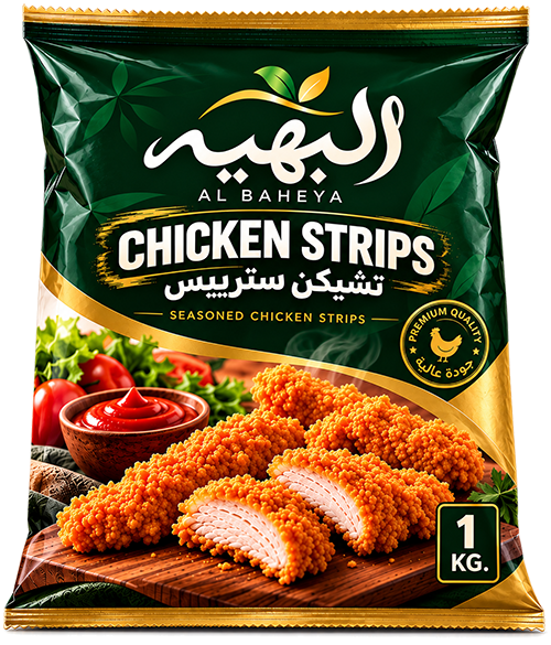 عبوة تشيكن ستريبس من البهيه